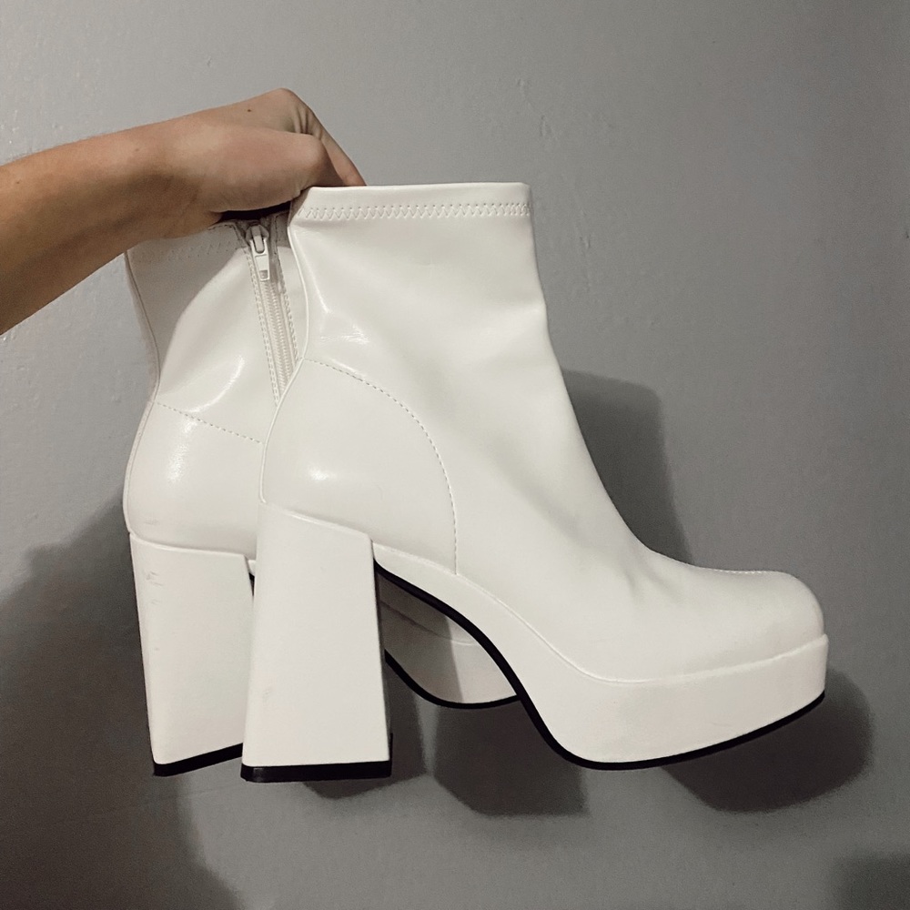 White booties